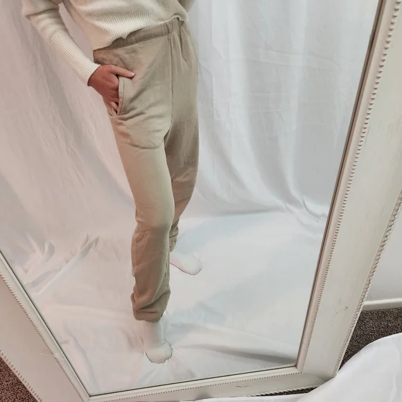 Joah Brown Men's Cream Joggers - Picture 2 of 8